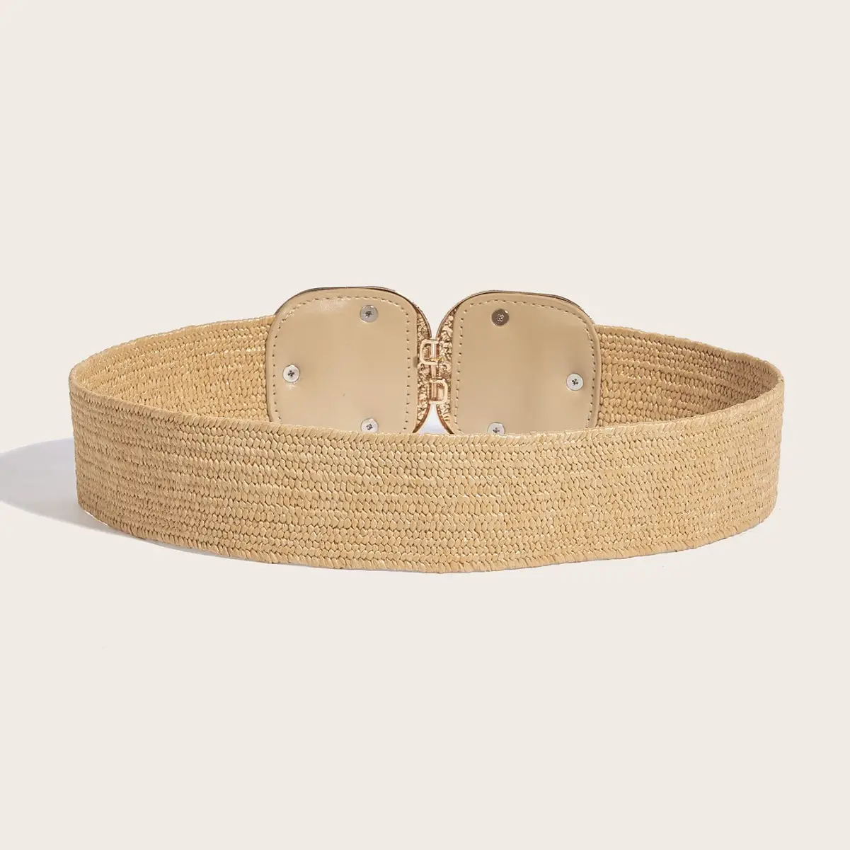 Women's Embroidered PP Belt with Decorative Buckle - Image 5