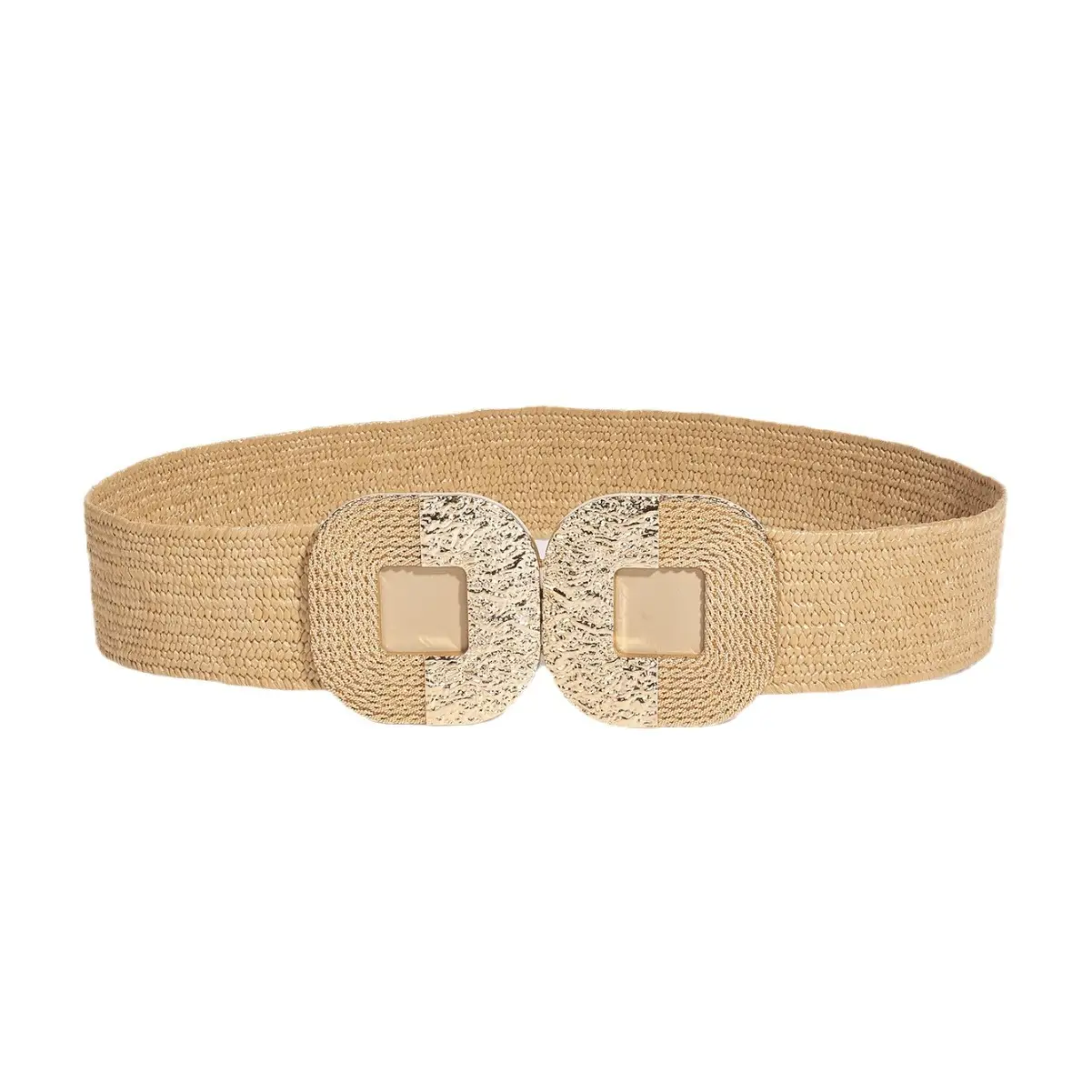 Women's Embroidered PP Belt with Decorative Buckle - Image 6