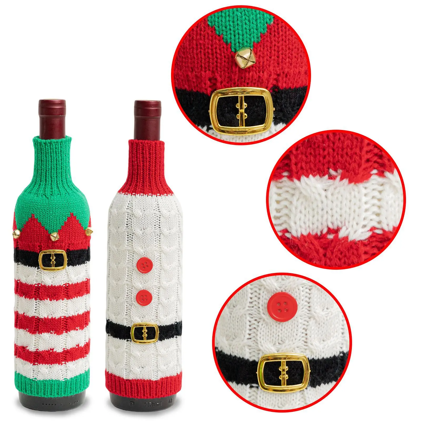 Cross-Country Christmas Wine Bottle Decor for Party & Home — feature 13