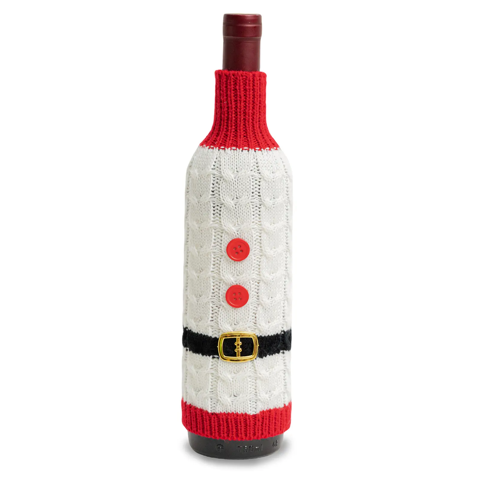 Cross-Country Christmas Wine Bottle Decor for Party & Home - Image 2