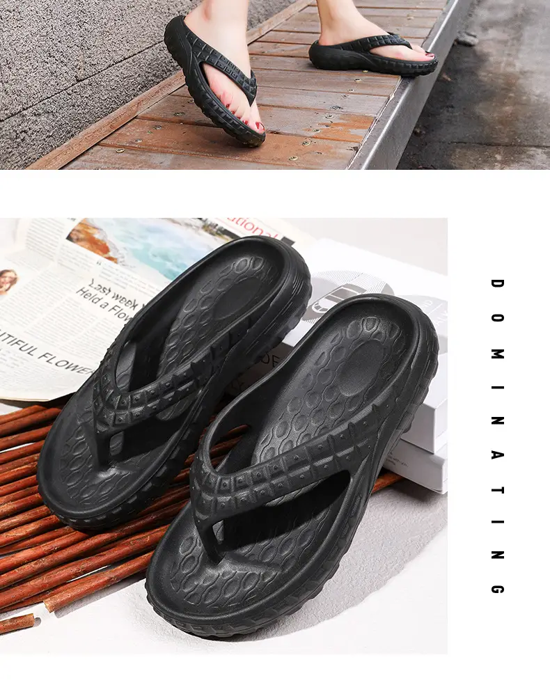 Cross-border flip-flops men's summer new men's and women's sandals plus size tide shoes outdoor beach shoes flip-flops wholesale — feature 15