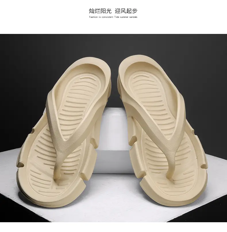 Summer Men's Slippers New Beach Shoes Flip Flops Fashion Couple Casual Slippers Outdoor Men's and Women's Slippers — feature 10
