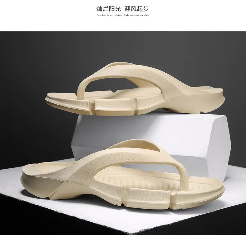 Summer Men's Slippers New Beach Shoes Flip Flops Fashion Couple Casual Slippers Outdoor Men's and Women's Slippers — feature 11