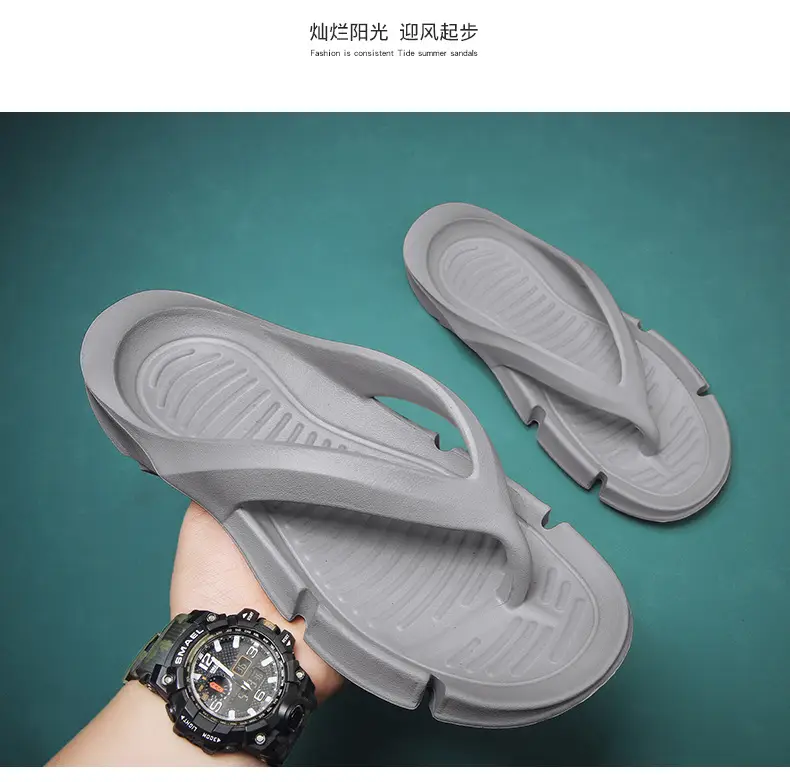 Summer Men's Slippers New Beach Shoes Flip Flops Fashion Couple Casual Slippers Outdoor Men's and Women's Slippers — feature 13