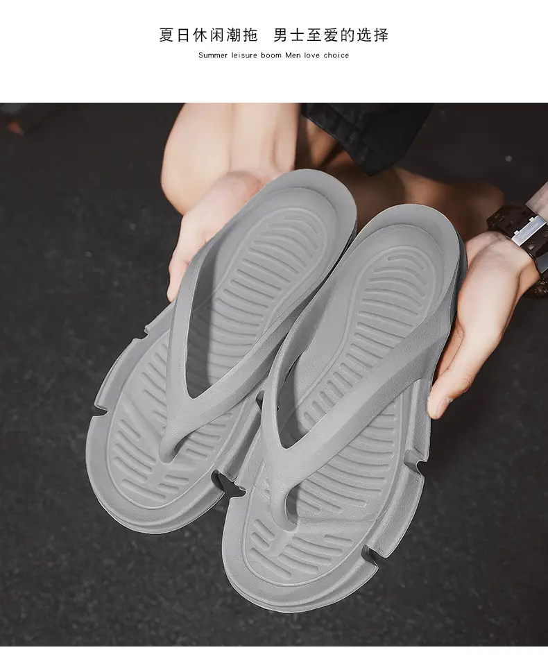 Summer Men's Slippers New Beach Shoes Flip Flops Fashion Couple Casual Slippers Outdoor Men's and Women's Slippers — feature 18