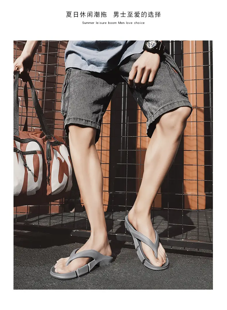 Summer Men's Slippers New Beach Shoes Flip Flops Fashion Couple Casual Slippers Outdoor Men's and Women's Slippers — feature 19