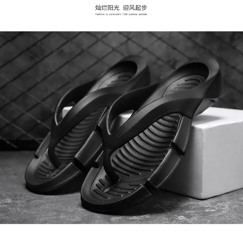 Summer Men's Slippers New Beach Shoes Flip Flops Fashion Couple Casual Slippers Outdoor Men's and Women's Slippers — feature 9