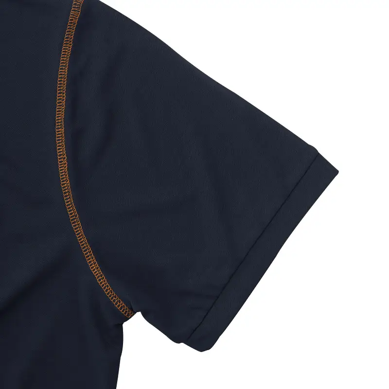 Men's White Polo Shirt with Brown Trim — feature 20