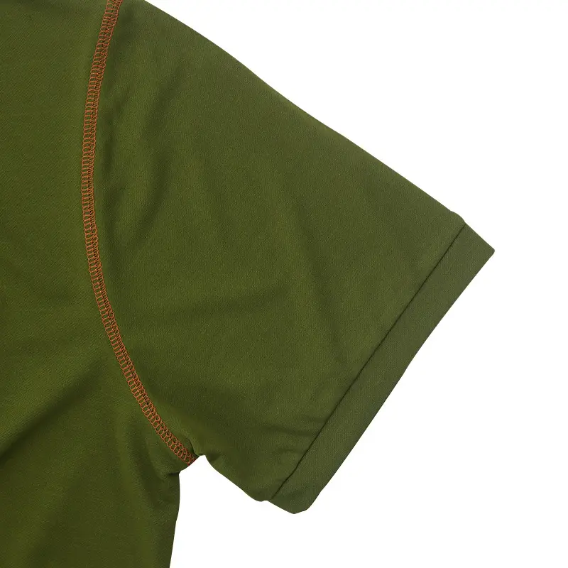 Men's White Polo Shirt with Brown Trim — feature 50