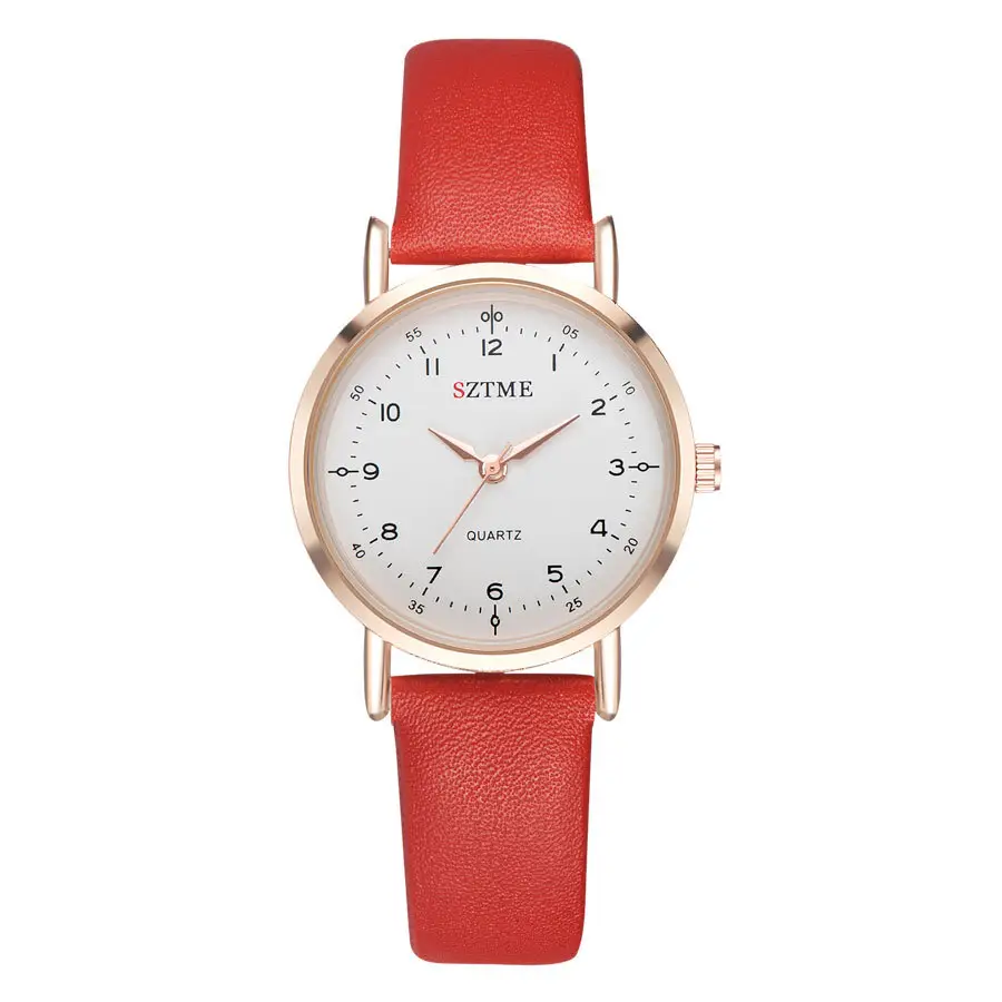 Cross-Country Couple Watches Black Red Quartz Set — feature 13