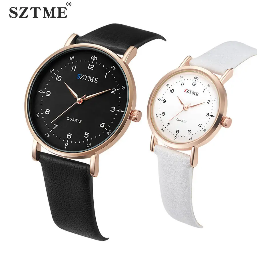 Cross-Country Couple Watches Black Red Quartz Set — feature 7