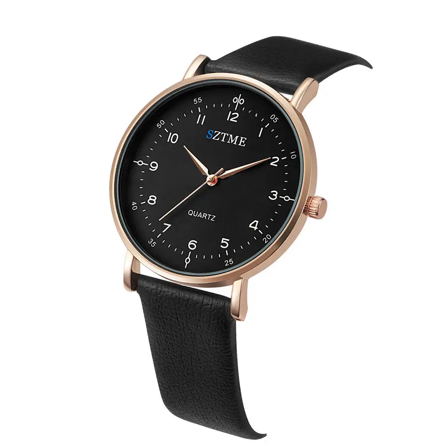 Cross-Country Couple Watches Black Red Quartz Set — feature 9