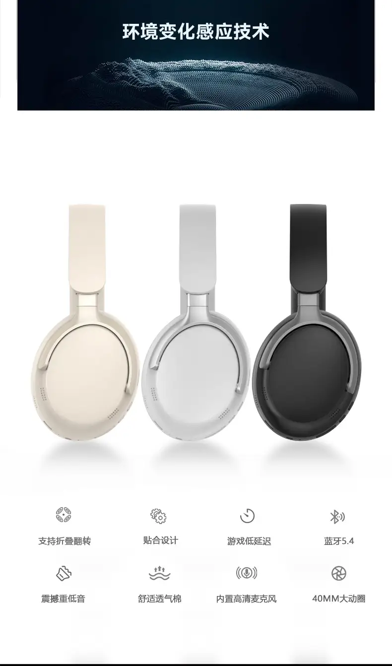 3D Wireless Headphones Bluetooth Long Battery β feature 14