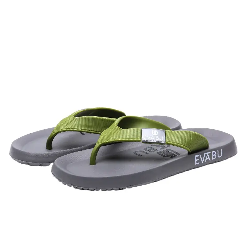 Summer new flip-flops wholesale men's non-slip soft bottom beach shoes EVA flip-flops ins trendy men's sandals - Image 8