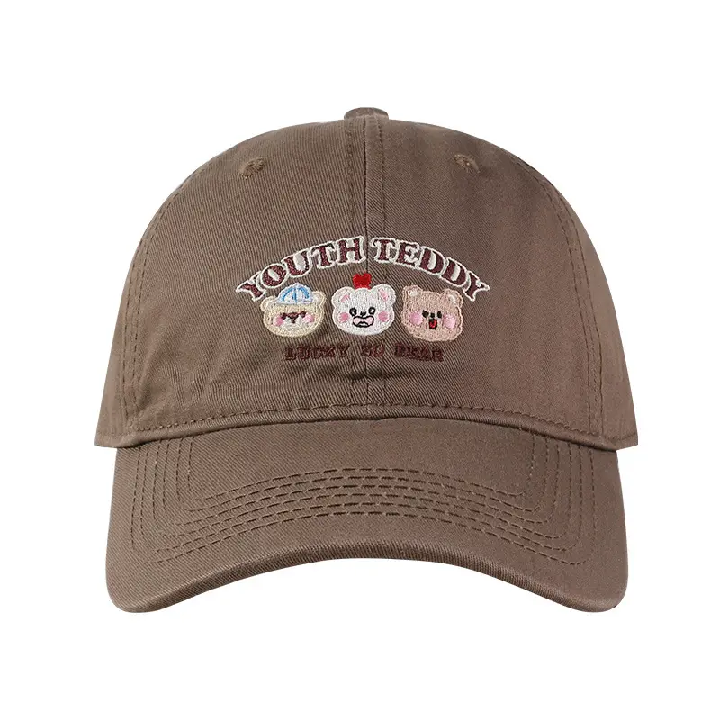 Bear Embroidered Baseball Cap for Kids Sweet 2024 - Image 15