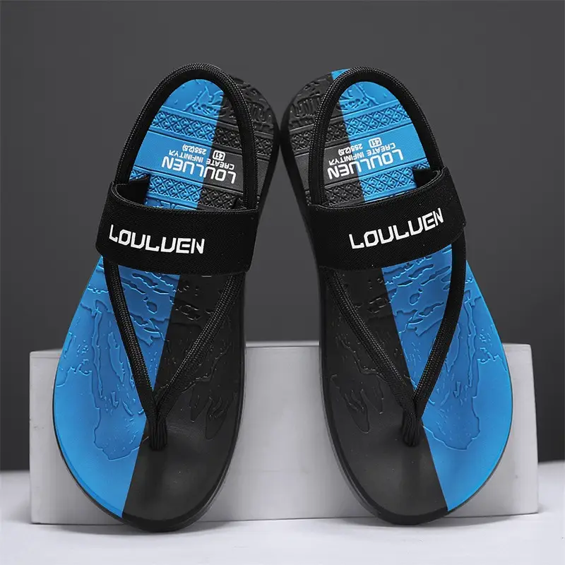 Flip-flops for Men, Summer Personalized Flip-flops for Driving, Dual-purpose Sandals for Outer Wear, Seaside Wading, Beach, Vietnamese Slippers for Men