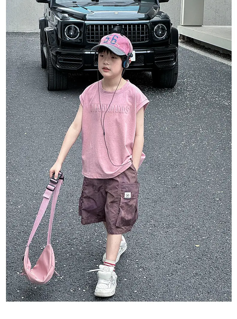 Panda Pure Cotton Sleeveless T-Shirt for Boys 2025 — feature 30