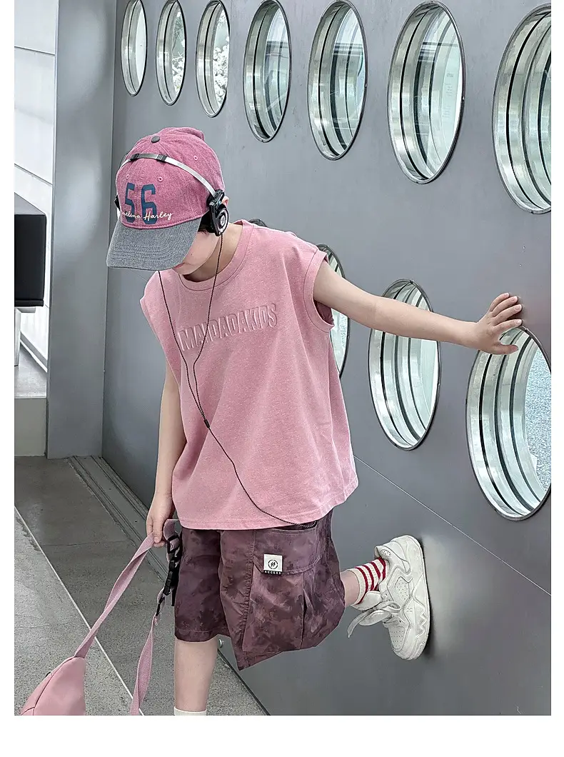 Panda Pure Cotton Sleeveless T-Shirt for Boys 2025 — feature 31