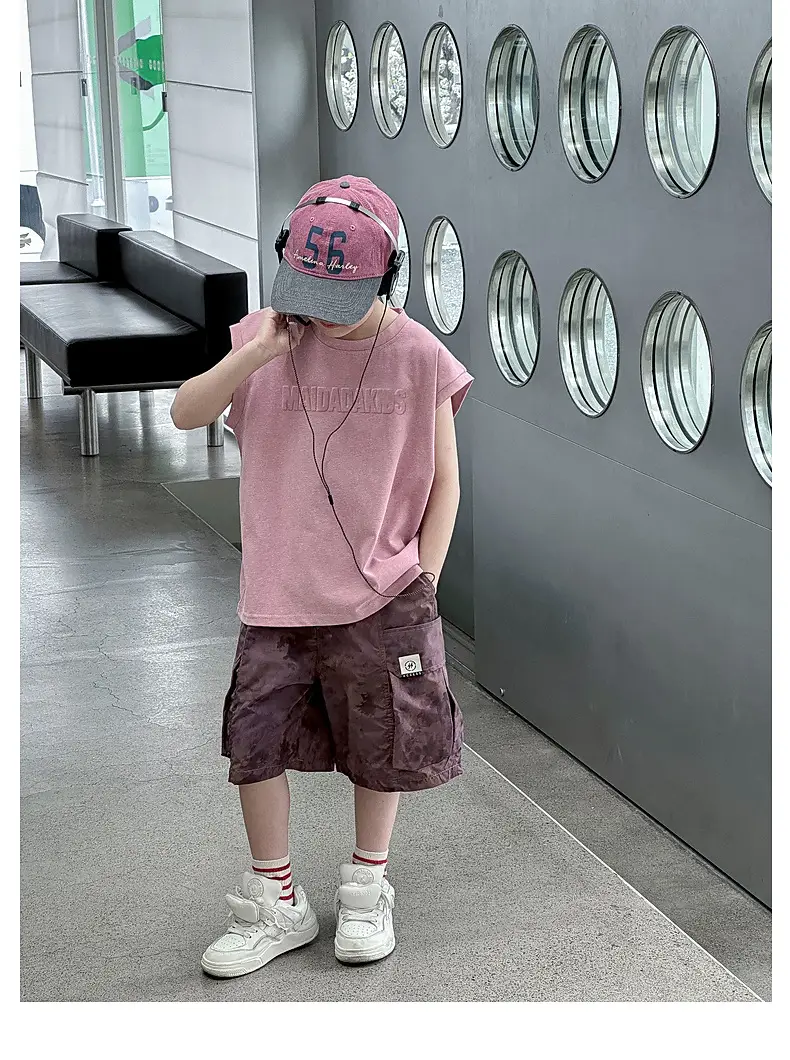 Panda Pure Cotton Sleeveless T-Shirt for Boys 2025 — feature 32