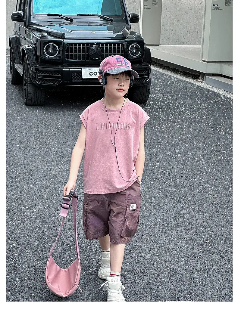Panda Pure Cotton Sleeveless T-Shirt for Boys 2025 — feature 37