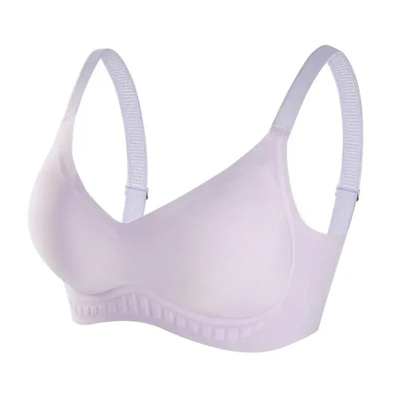 Women's Orange Rimless Adjustable Bra Push-Up Small - Image 4