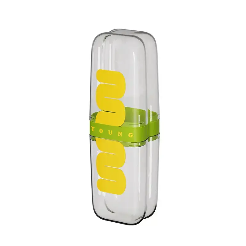 Travel Wash Cup Set with Mouthwash & Toothpaste Storage - Image 8