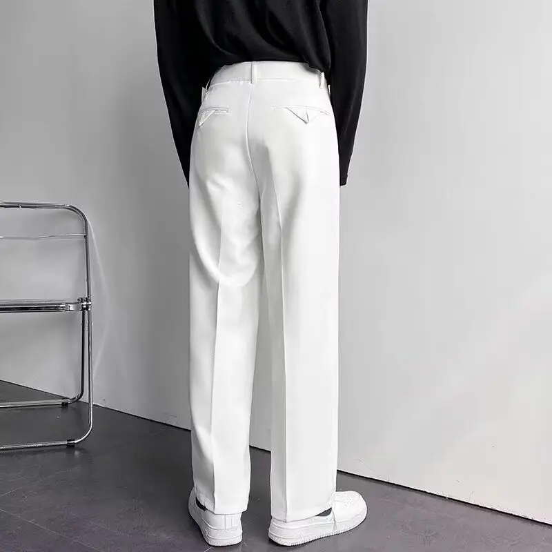 Men's 2025 Straight Leg White Pants