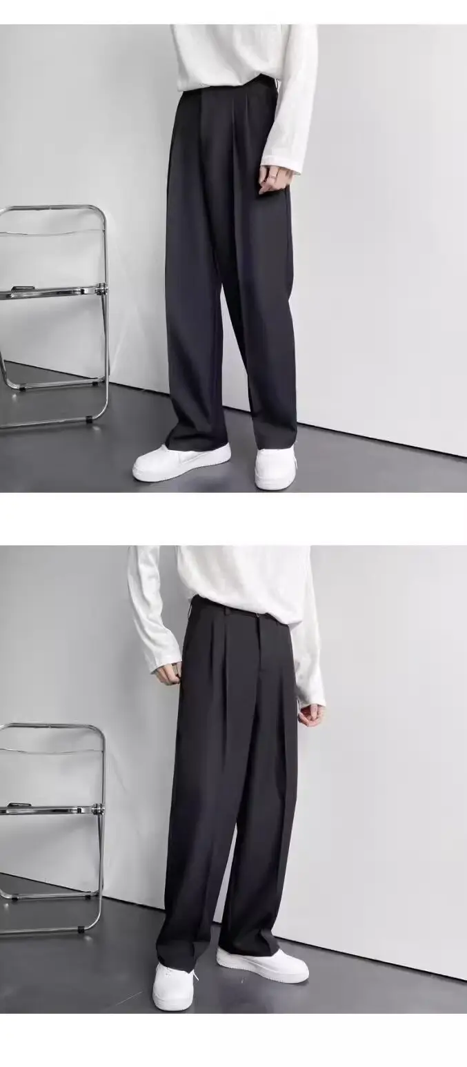 Men's 2025 Straight Leg White Pants — feature 8