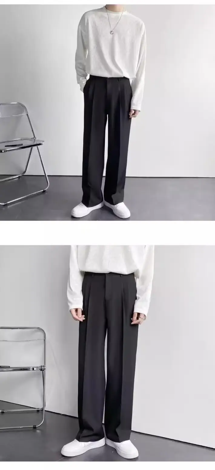 Men's 2025 Straight Leg White Pants — feature 9