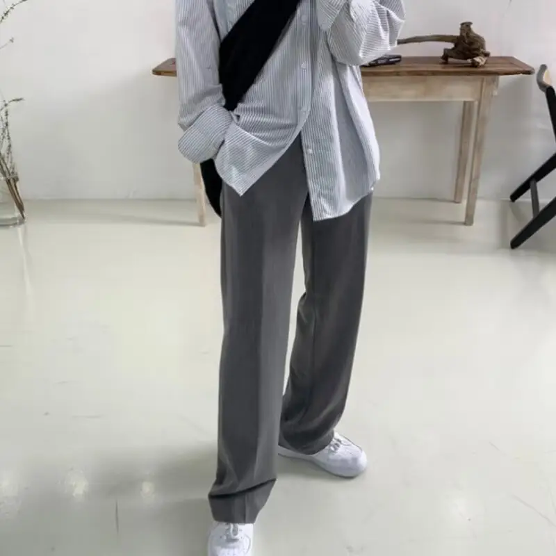 Men's 2025 Straight Leg White Pants