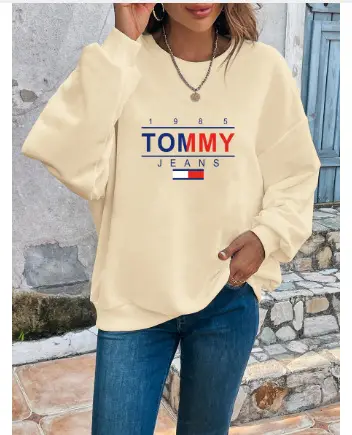 Tommy Hilfiger Men's White Pullover Sweatshirt Casual Long Sleeve - Image 15