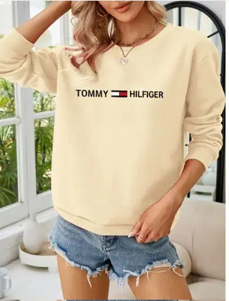 Tommy Hilfiger Men's White Pullover Sweatshirt Casual Long Sleeve - Image 17