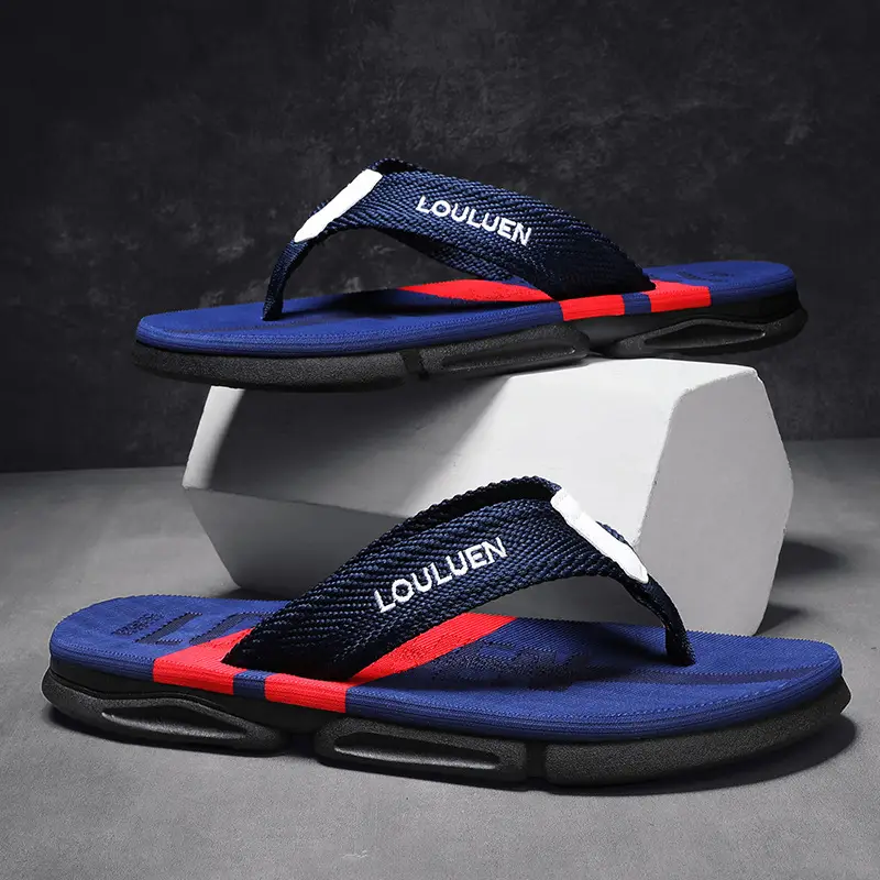 Flip-flops for Men 2024 New Summer Outer Wear Non-slip Wear-resistant Rubber Sandals Men's Sports Beach Vietnamese Slippers