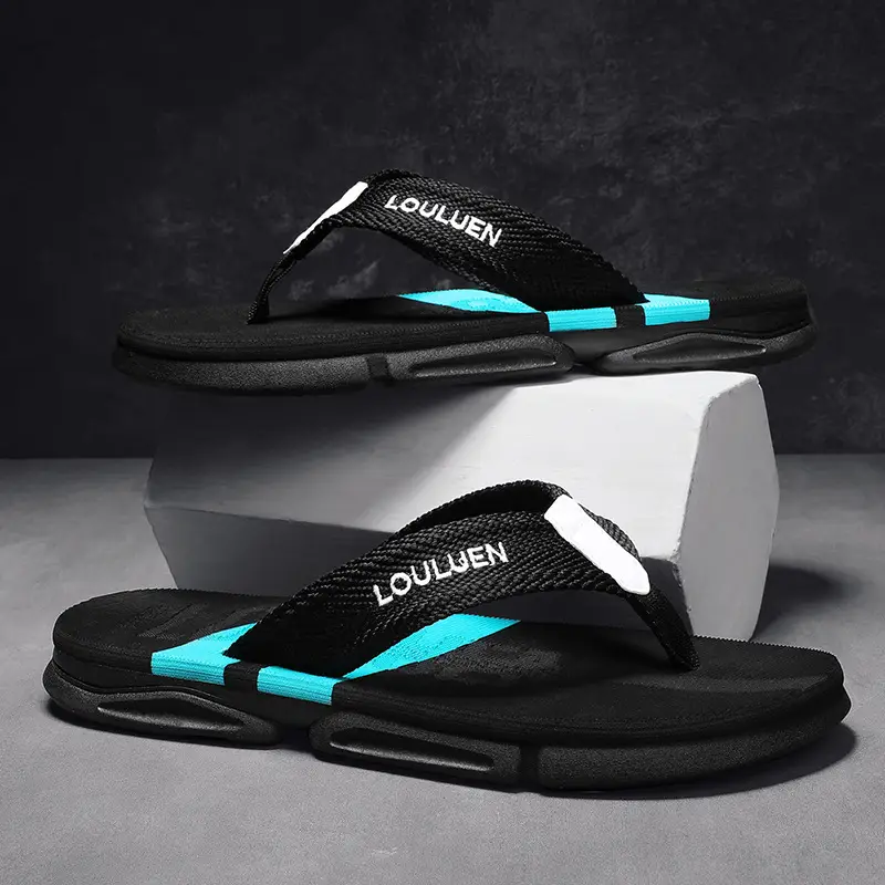 Flip-flops for Men 2024 New Summer Outer Wear Non-slip Wear-resistant Rubber Sandals Men's Sports Beach Vietnamese Slippers