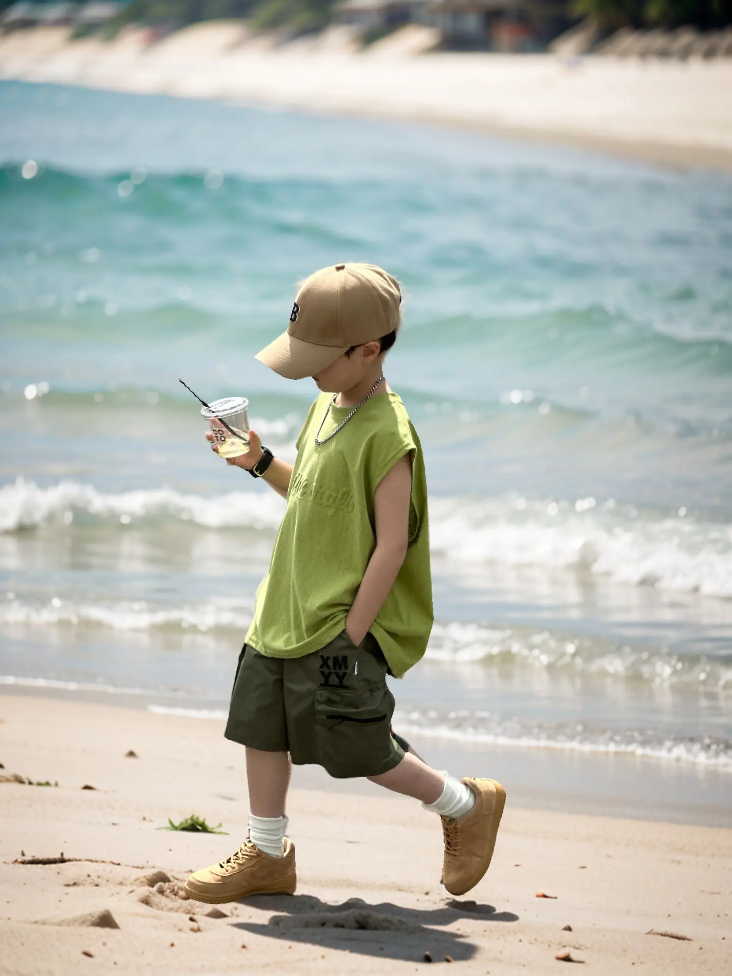 2025 Summer Boys Vest Pure Cotton Huzhou Zhili - Image 12