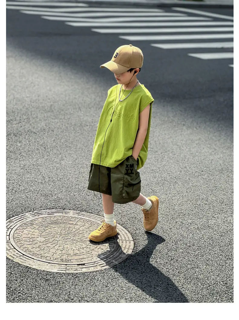 2025 Summer Boys Vest Pure Cotton Huzhou Zhili — feature 31