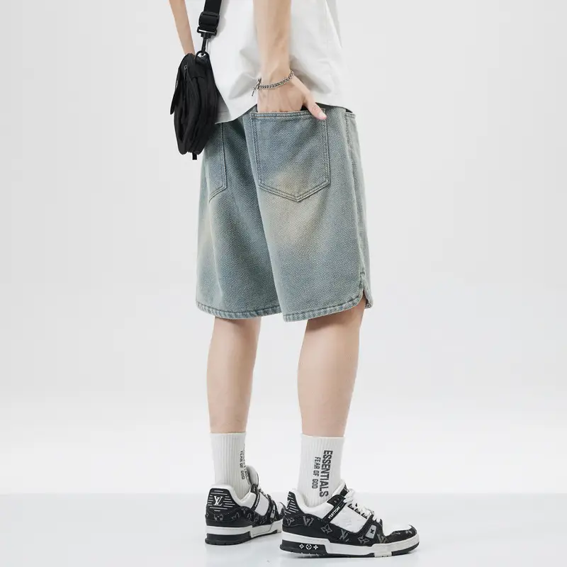 Men Denim Shorts Casual Mid-Length 2025 - Image 5