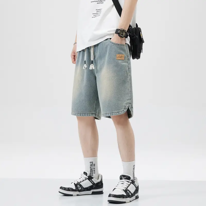 Men Denim Shorts Casual Mid-Length 2025 - Image 6