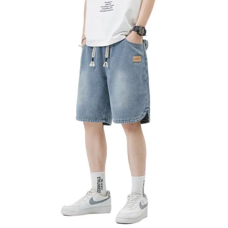 Men Denim Shorts Casual Mid-Length 2025 - Image 7