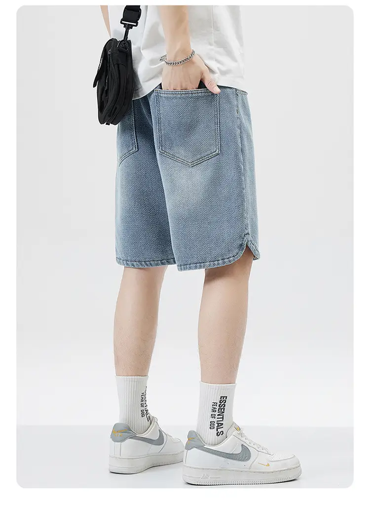 Men Denim Shorts Casual Mid-Length 2025 — feature 10