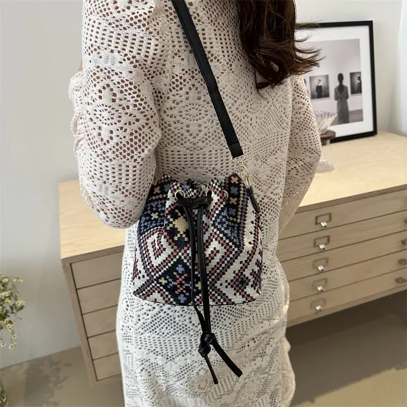 Ethnic Drawstring Bag for Women 2024 New Style - Image 8