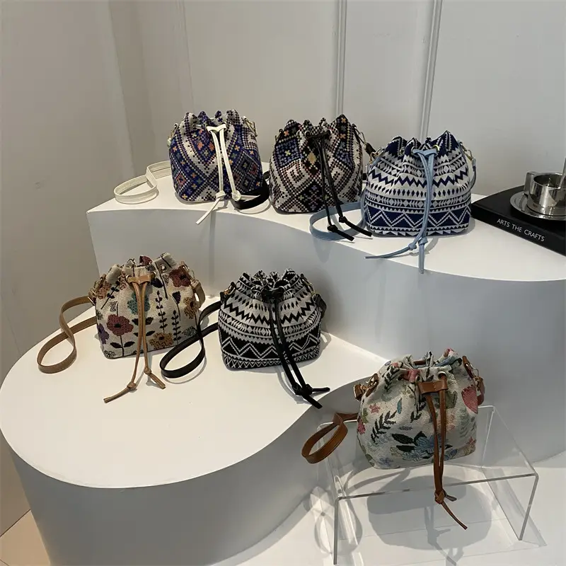 Ethnic Drawstring Bag for Women 2024 New Style - Image 9