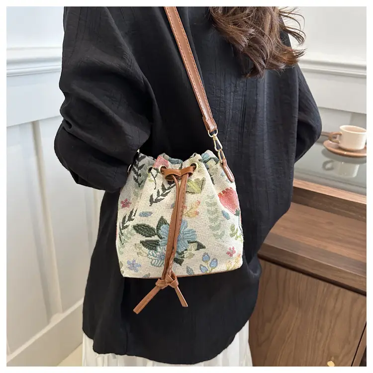 Ethnic Drawstring Bag for Women 2024 New Style — feature 12