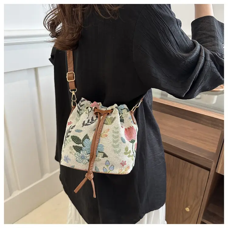 Ethnic Drawstring Bag for Women 2024 New Style — feature 14