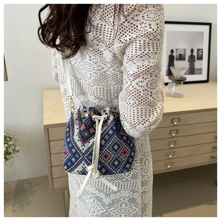 Ethnic Drawstring Bag for Women 2024 New Style — feature 16