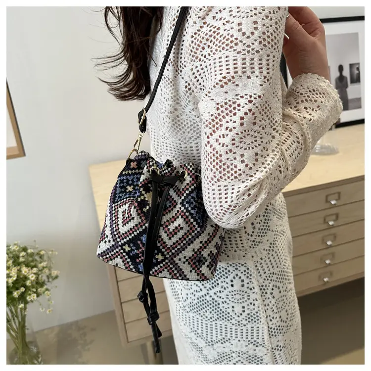 Ethnic Drawstring Bag for Women 2024 New Style — feature 18