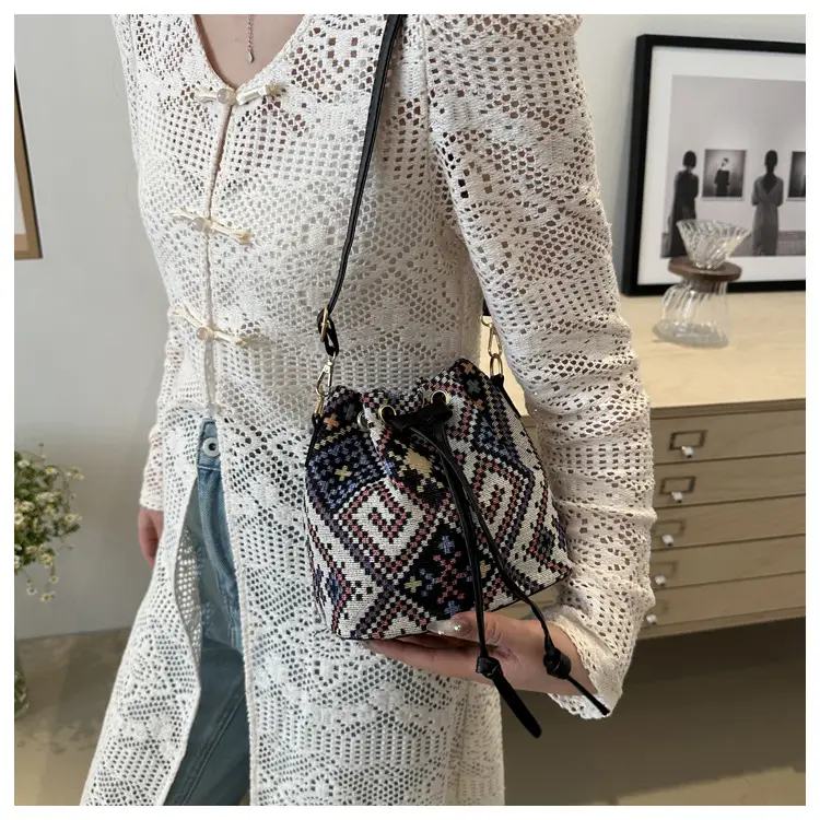 Ethnic Drawstring Bag for Women 2024 New Style — feature 19