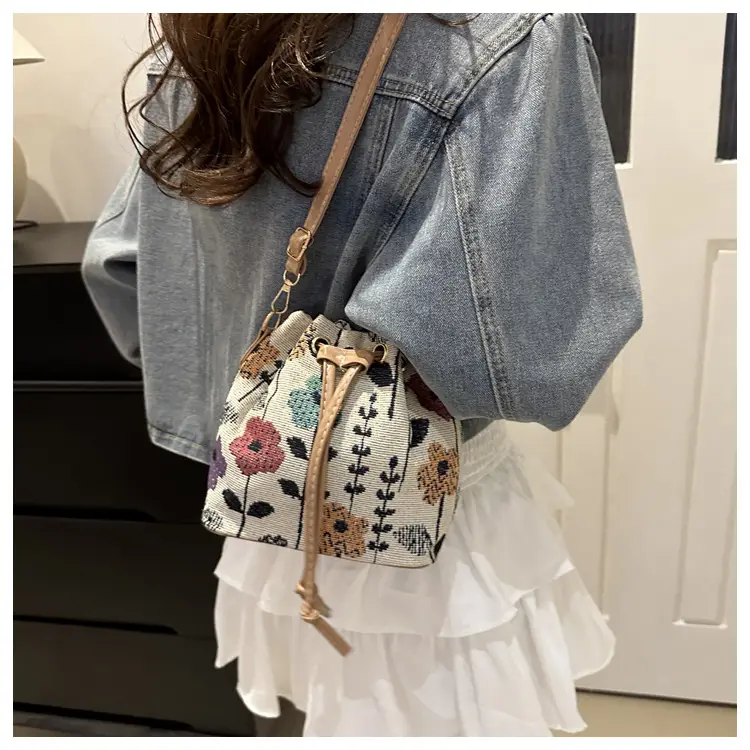 Ethnic Drawstring Bag for Women 2024 New Style — feature 21