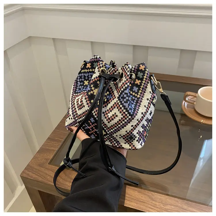 Ethnic Drawstring Bag for Women 2024 New Style — feature 33