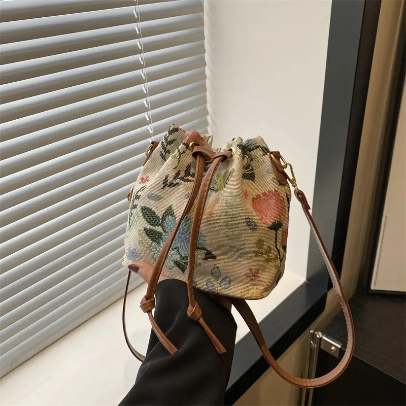 Ethnic Drawstring Bag for Women 2024 New Style - Image 2